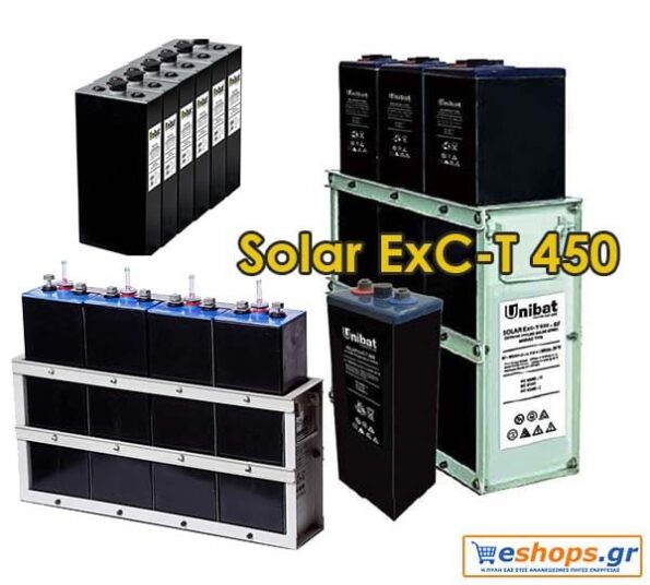 Μπαταρία 2V UNIBAT SOLAR ExC 450 (451AH C120)