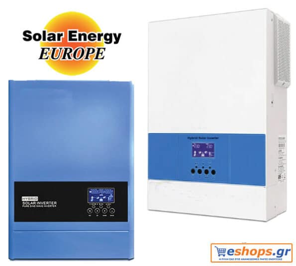 Υβριδικός Inverter Solar Energy Europe 6200 Watt / 48v MPPT 500V/120A  με παραλληλισμό & πρωτόκολλο RS485 για μπαταρίες λιθίου LifePo4